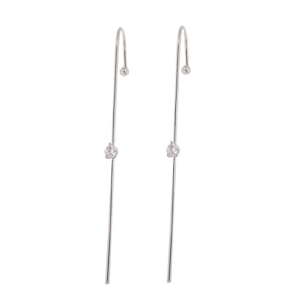 Women Eareings Ear Wrap Crawler Hook Earrings Pearl Bead Stud Earrings Sets For Women Girl Jewelry