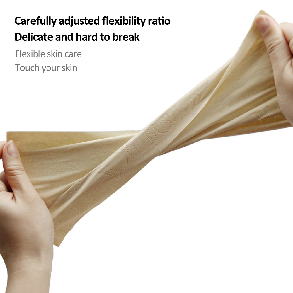 16 Rolls Toilet Parper Tissues Roll Paper Towel Household Toilet Paper Skin-friendly Wood Pulp Toilet Paper for Home Bathroom