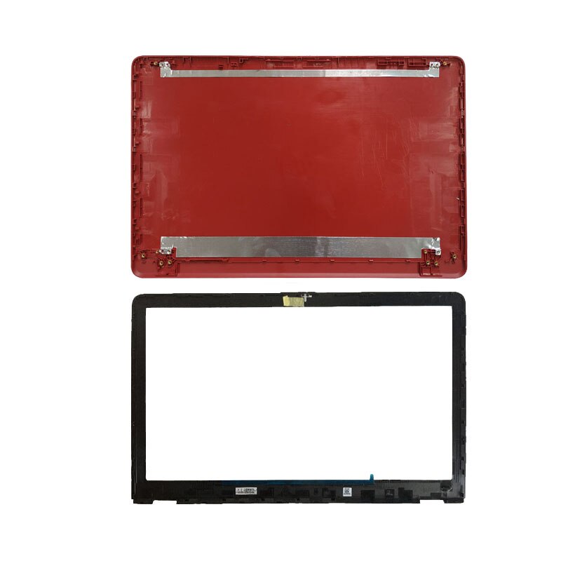 Portátil para hp 15-bs191od 15-bs192od 15-bs193od 15-bs194od lcd capa traseira/lcd moldura dianteira/dobradiças/dobradiças capa: Red A and B