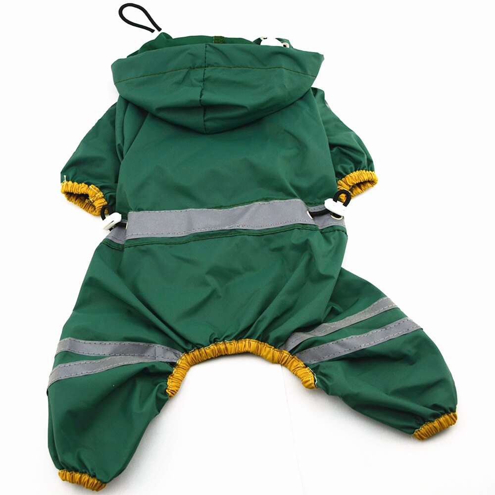 Wasserdichte hundebekleidung für kleine hunde, regenmäntel, jacken, welpenregenmäntel, yorkshire-Terrier- und Chihuahua-kleidung, haustierprodukte: Grün / S