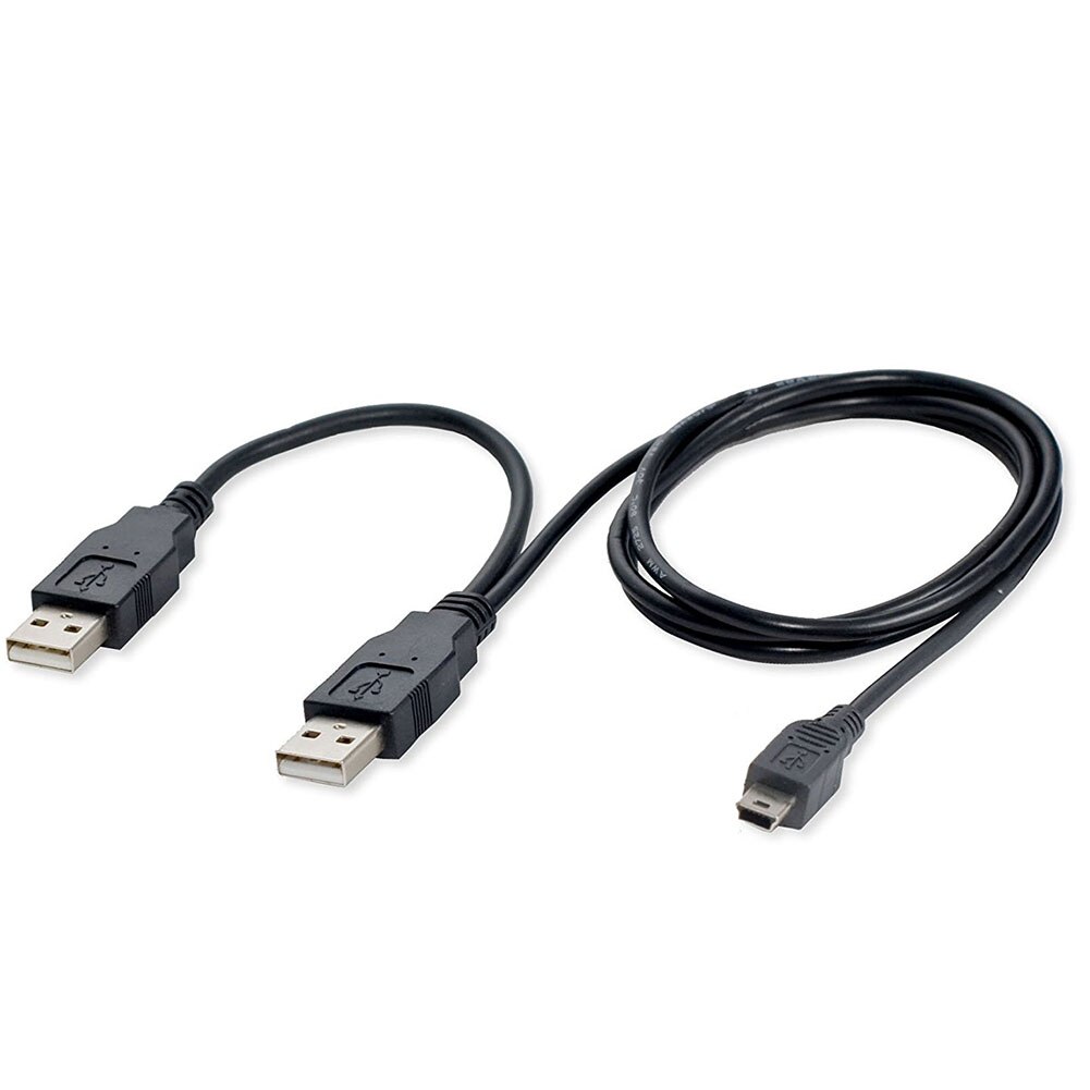 USB Dual 2,0 tipo A Mini USB de 5 pines tipo B x1 Y Cable de datos Y alimentación HJ55