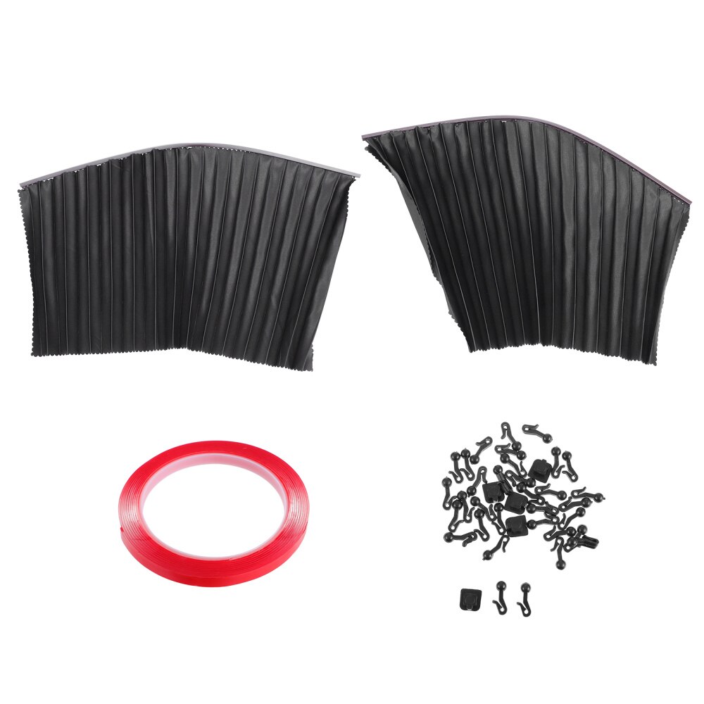 Cortina de parasol Universal para coche, cortina de sombra de protección UV extensible, 4 Uds.