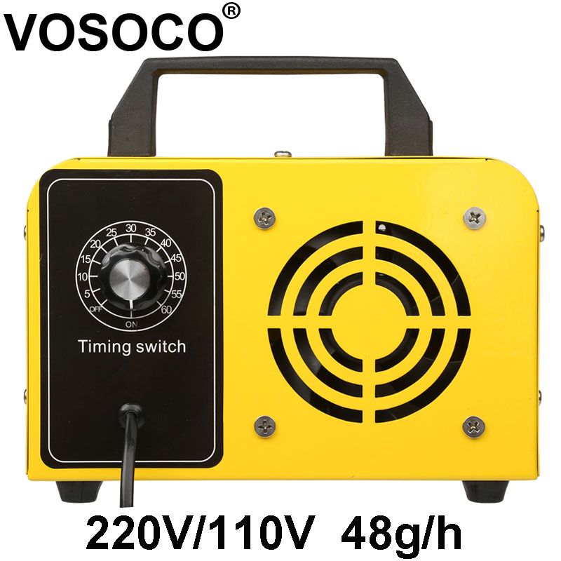 Générateur d'ozone 48 g/h ozoniseur purificateur d'air stérilisateur traitement formaldéhyde enlèvement ozonateur machine O3 ozonizador 220V 110V