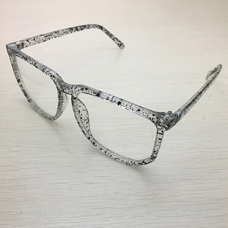 TinffGan Große Gläser Rahmen Frauen große Brillen Rahmen Männer Brillen Rahmen pc Spektakel schwarz Brillen oculos de grau: C7