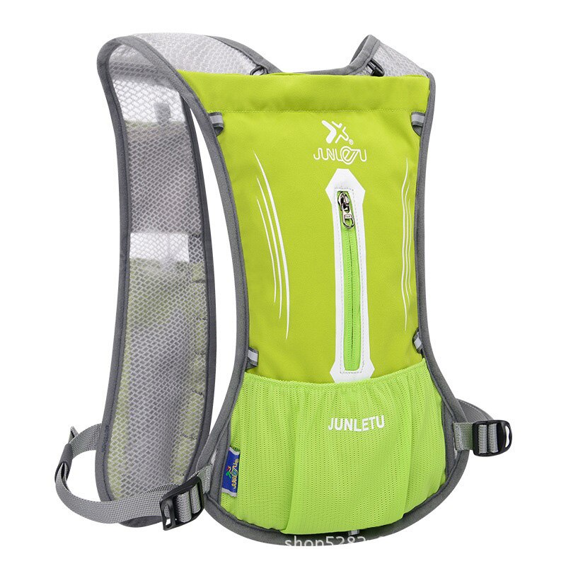 2L draussen wasser tasche Sport Camping wasser tasche männer und frauen wasser tasche Rucksack wandern radfahren wasser tasche weiches wasser flasche: Grün