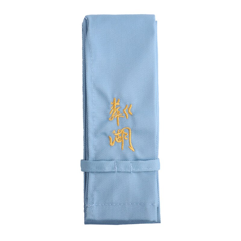 Sac de canne à pêche en tissu de coton épais, 5 couleurs, housse de protection anti-rayures, étui de rangement: BLEU CIEL