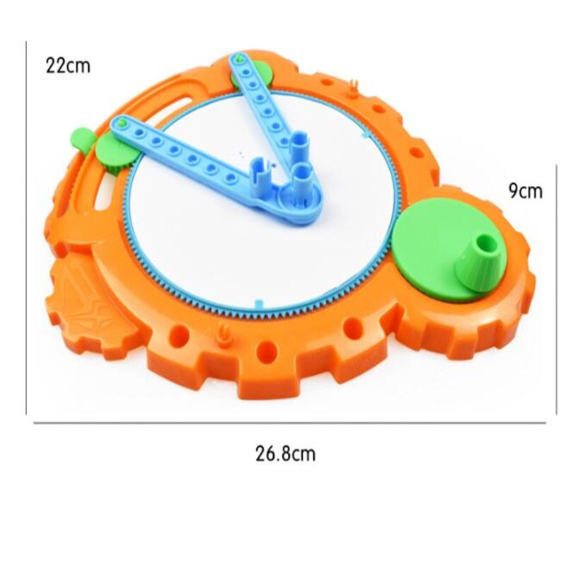 Plastic Spirograph Drawing Toy Set Spiral Pen Educational Stationery Educational Toys For Children