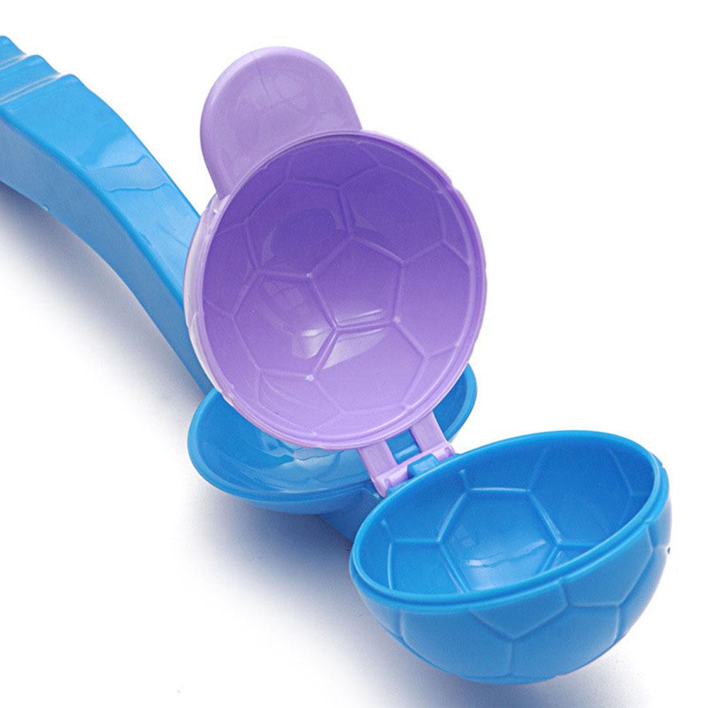 Willekeurige kleur kinderen sneeuwbal maker mal clip winter buiten sneeuwballengevecht clip mal gereedschap speelgoed grappige gooi sneeuwballen clips