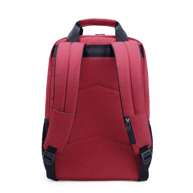 Tigernu-Mochila escolar informal para mujer, femenino con carga USB morral, para ordenador portátil, para adolescentes, 15,6