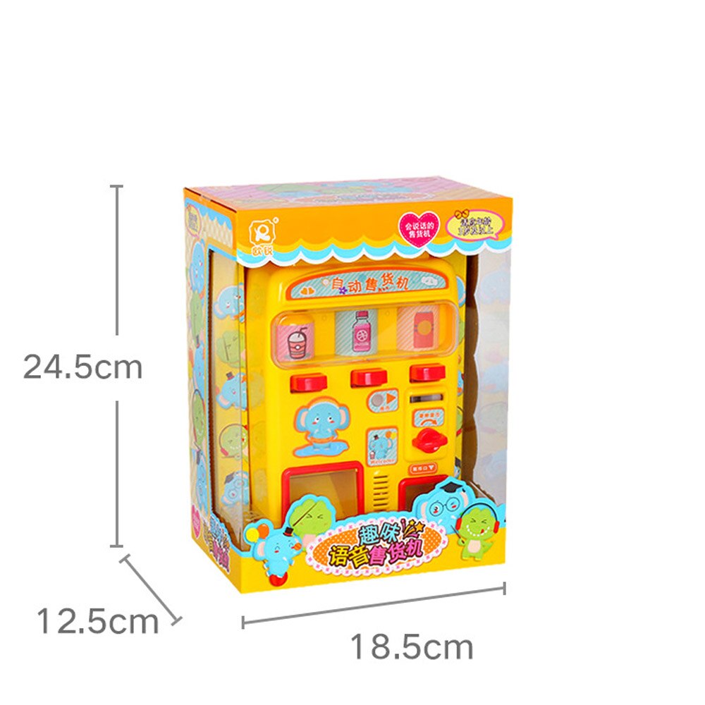 Kinderen simulatie automaat snoep drinken voice automaat doet alsof spelen geluid en licht speelgoed: X2