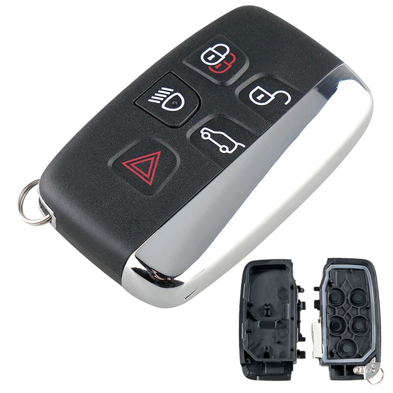 5 Knoppen Smart Remote Autosleutel Shell Fit Voor Range Rover / Land Rover Discovery 4 Sport / Freelander