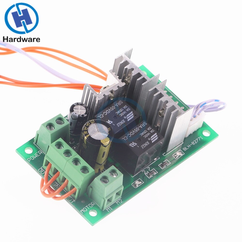 Dc 6-24V 6V 9V 12V 24V 10A Pwm Dc Motor Speed Controller Vooruit achteruit Omkeerbare Schakelaar Rc Controle Regulator