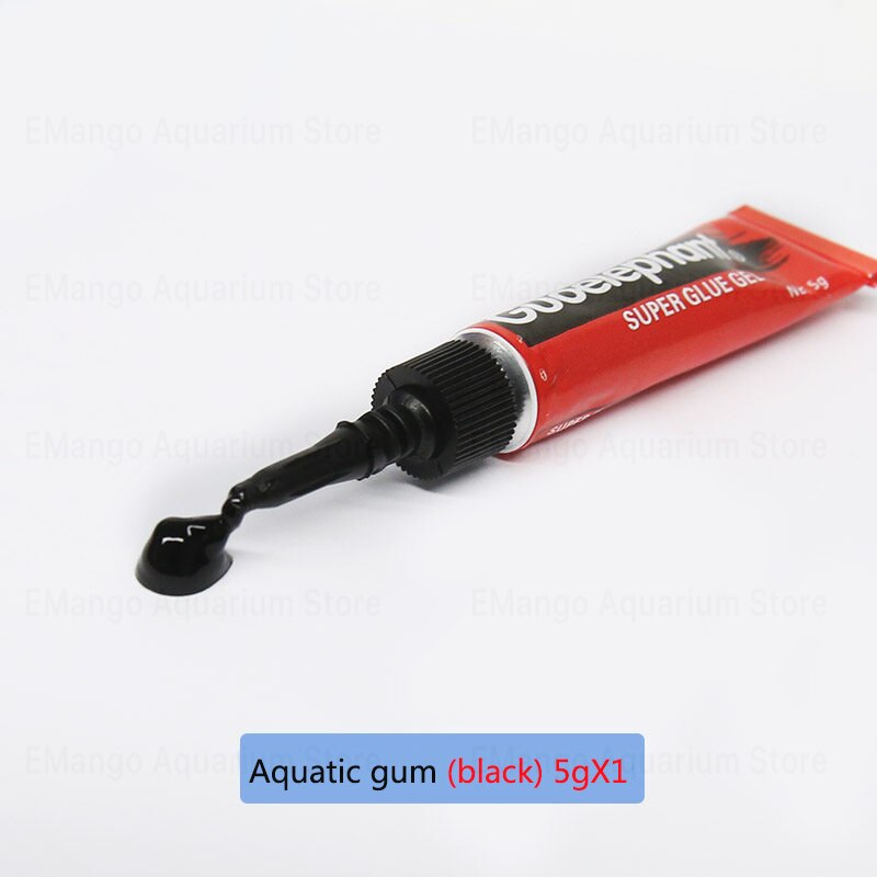 1/3/5 /10pc Aquarium Moss Glue Aquascaping Glue Diy Adhesive Glue Can Use In Water For Aquatic Plants Fish Tank Marine T: Aquatic glue black / 3pcs