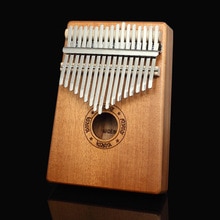 17 teclas para piano con calimba, de caoba sólido, instrumento de música, de cumpleaños, de Navidad con C