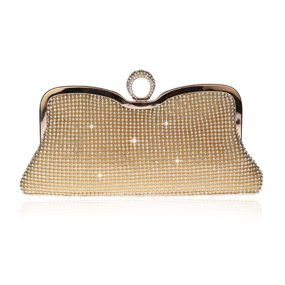 Vintage Kralen Avondtasje Geborduurde Tas Diamant Lovertjes Clutch Bruid Tas: as picture