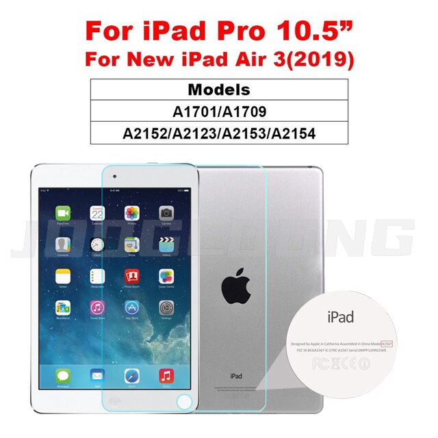 Protector de pantalla de vidrio templado para Ipad Pro 11, 10,5, 9,7, 6th, 10,2, 7ª generación, película protectora para iPad Mini 5 Air 4 3 2: Pro 10.5 inch