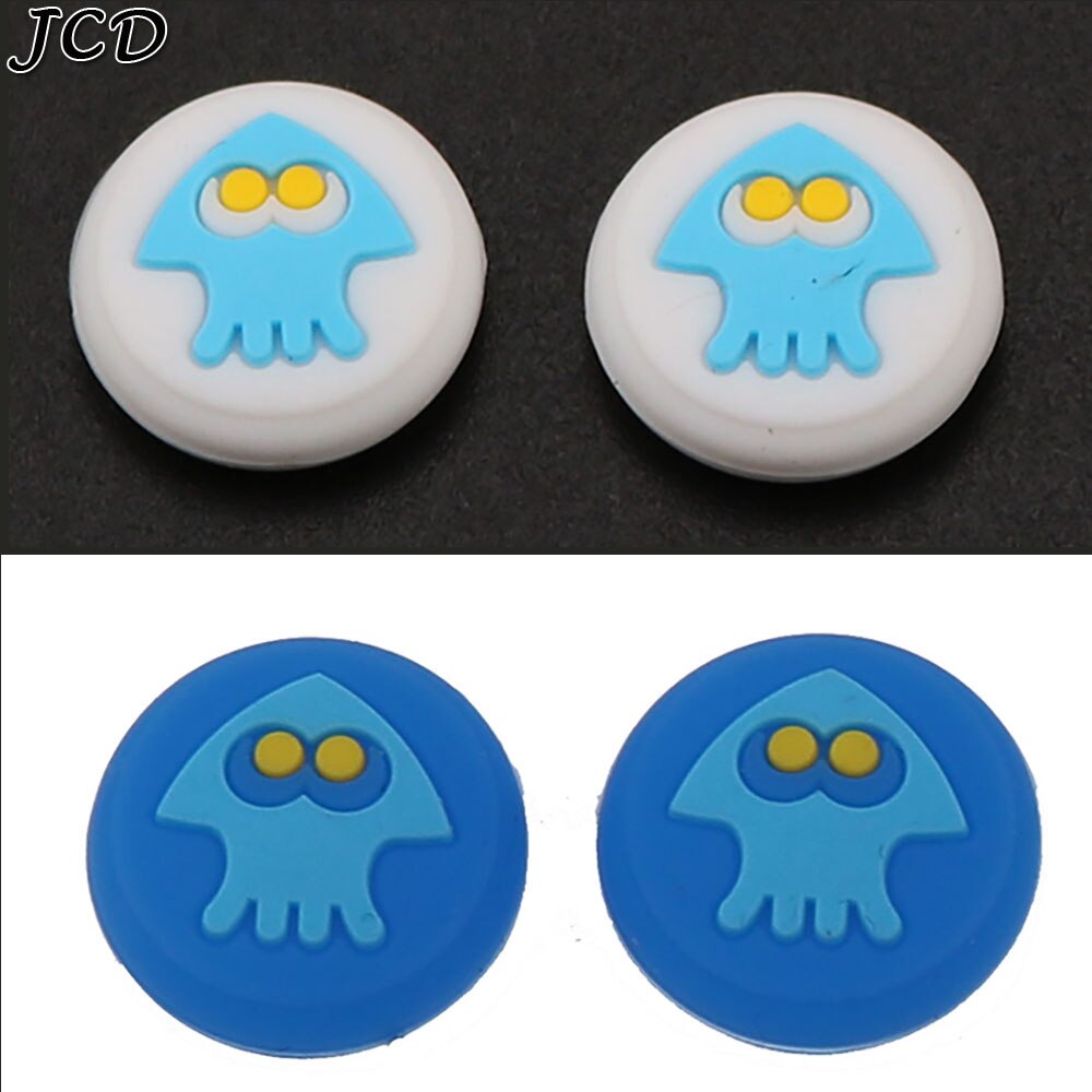 JCD 4pcs Silicone Caps For Nintend Switch NS Joy-Con Joystick Cover Thumb Stick Grip Cap For Joy con Controller Analog Stick Cap: 27 28 each 2pcs