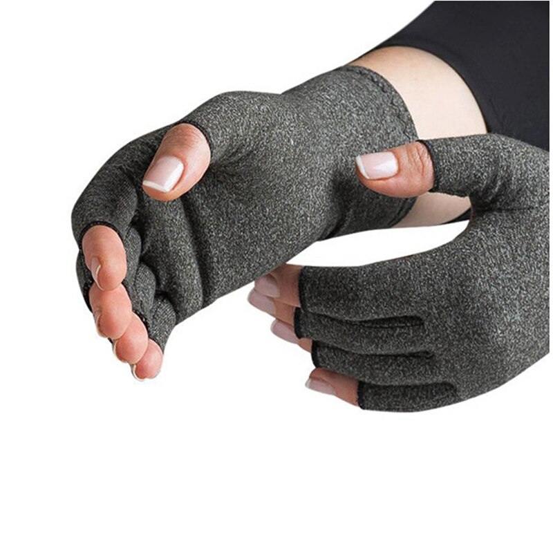 Guantes magnéticos para terapia de compresión de salud guantes para artritis guantes sin dedos compresión reumática manos Anti-artritis