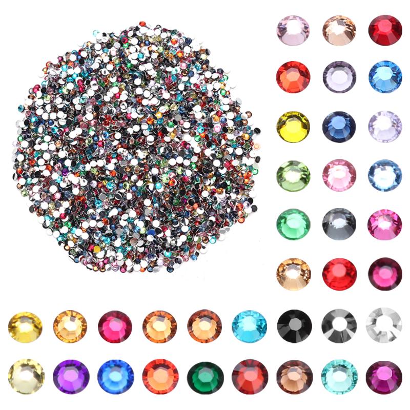 30g 4mm Funkelnden Acryl Edelstein Flache Rückseite Kristall Strass für DIY Nagel Kunst Auto Bretter Brautkleider Kleider