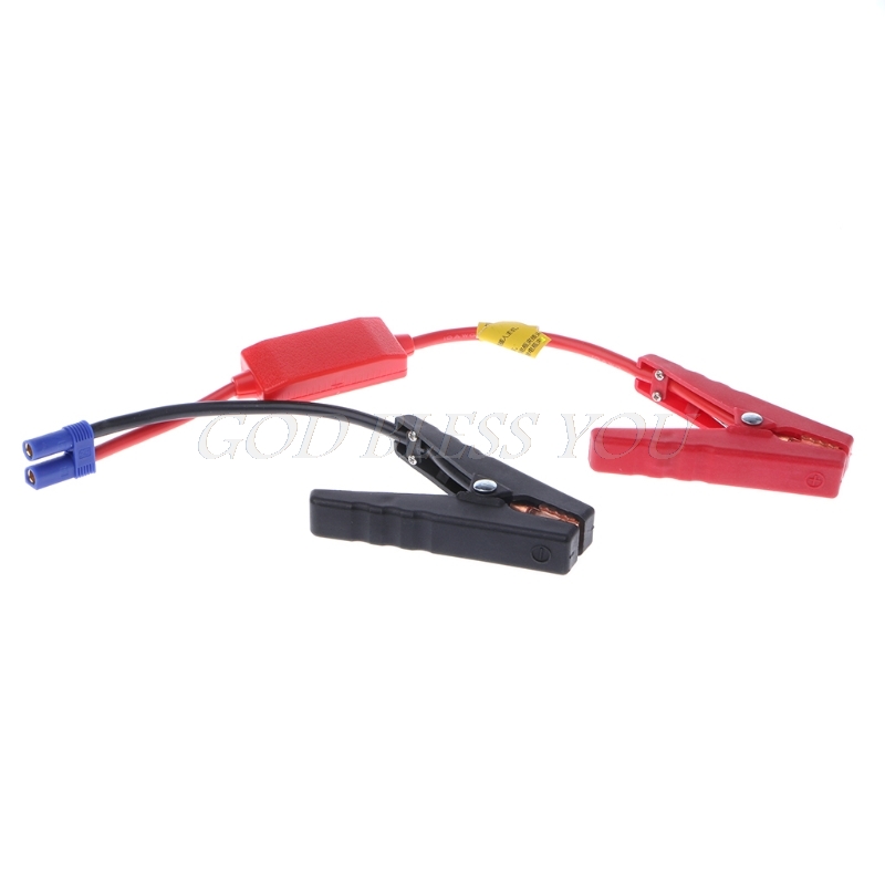 Nødledning kabel batteri krokodille klemmer klips til bil auto lastebil hoppstarter
