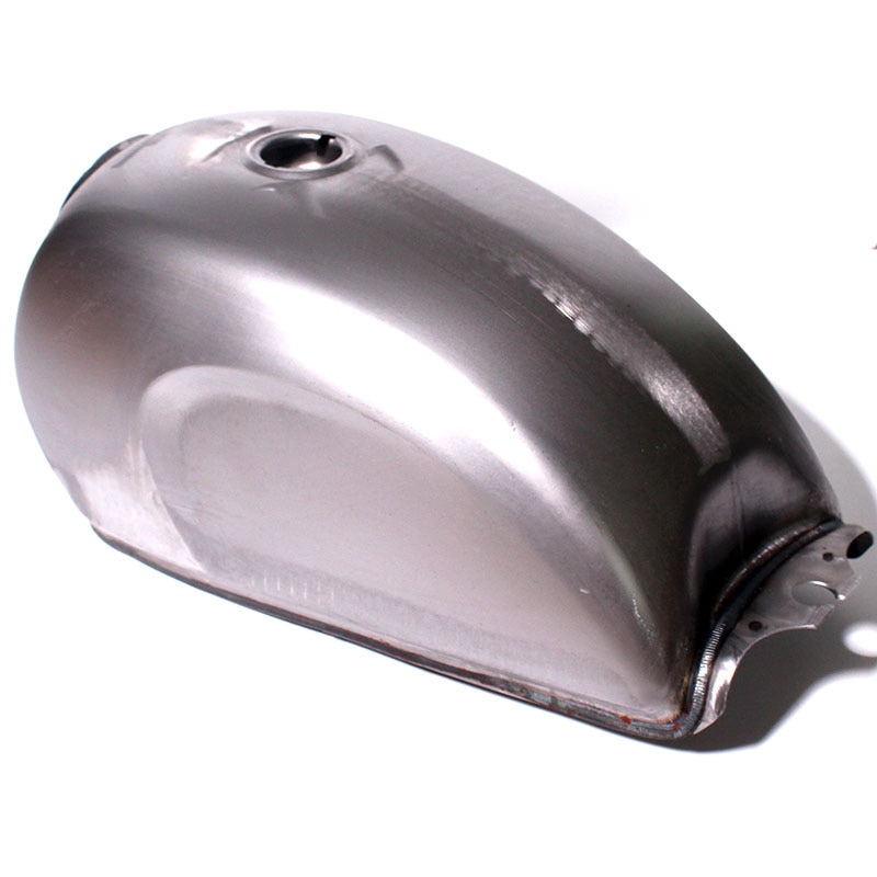 Unpainted Universal Motorcycle 9L Gas Fuel Tank Oil Box Raw Bare Metal Cafe Racer Scrambler For CFMOTO Mandrill