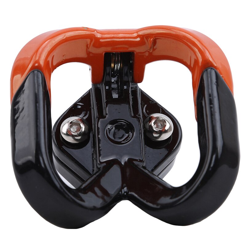 Gancho multifunción de 4 colores para motocicleta, gancho para equipaje, gancho para casco, pinza doble para llevar botellas, soportes para accesorios de motocicleta: orange