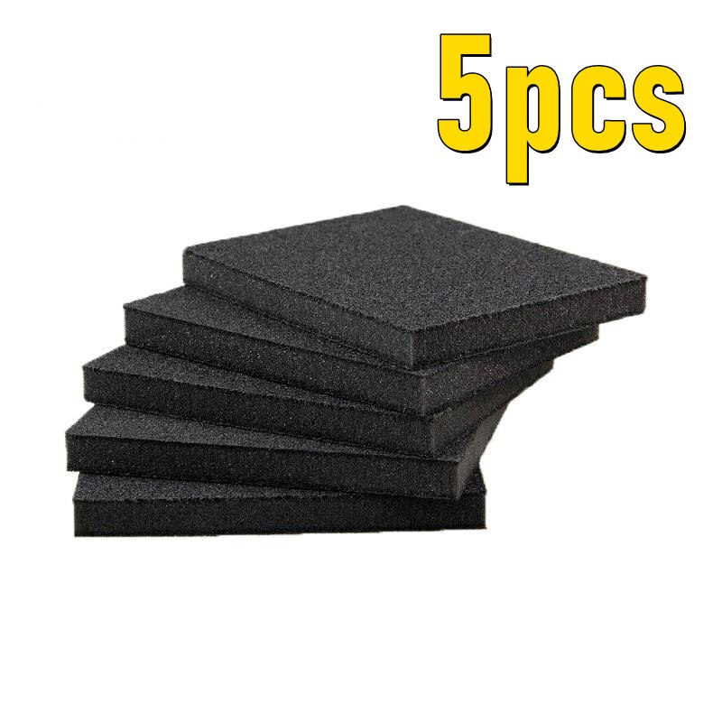 Household Sponge Eraser Rust Remover Brush Dish Pot Cleaning Emery Descaling Clean Rub Pots Kitchen Tools Gadgets Accessories: 5pcs