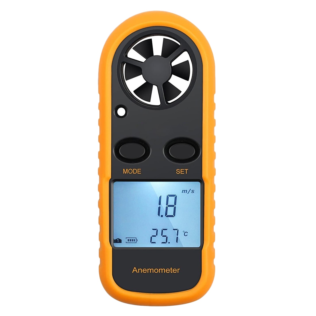 Digital Hand-held Wind Speed Gauge Meter GM816 30m/s (65MPH) Pocket Smart Anemometer Air Wind Speed Scale With Thermometer