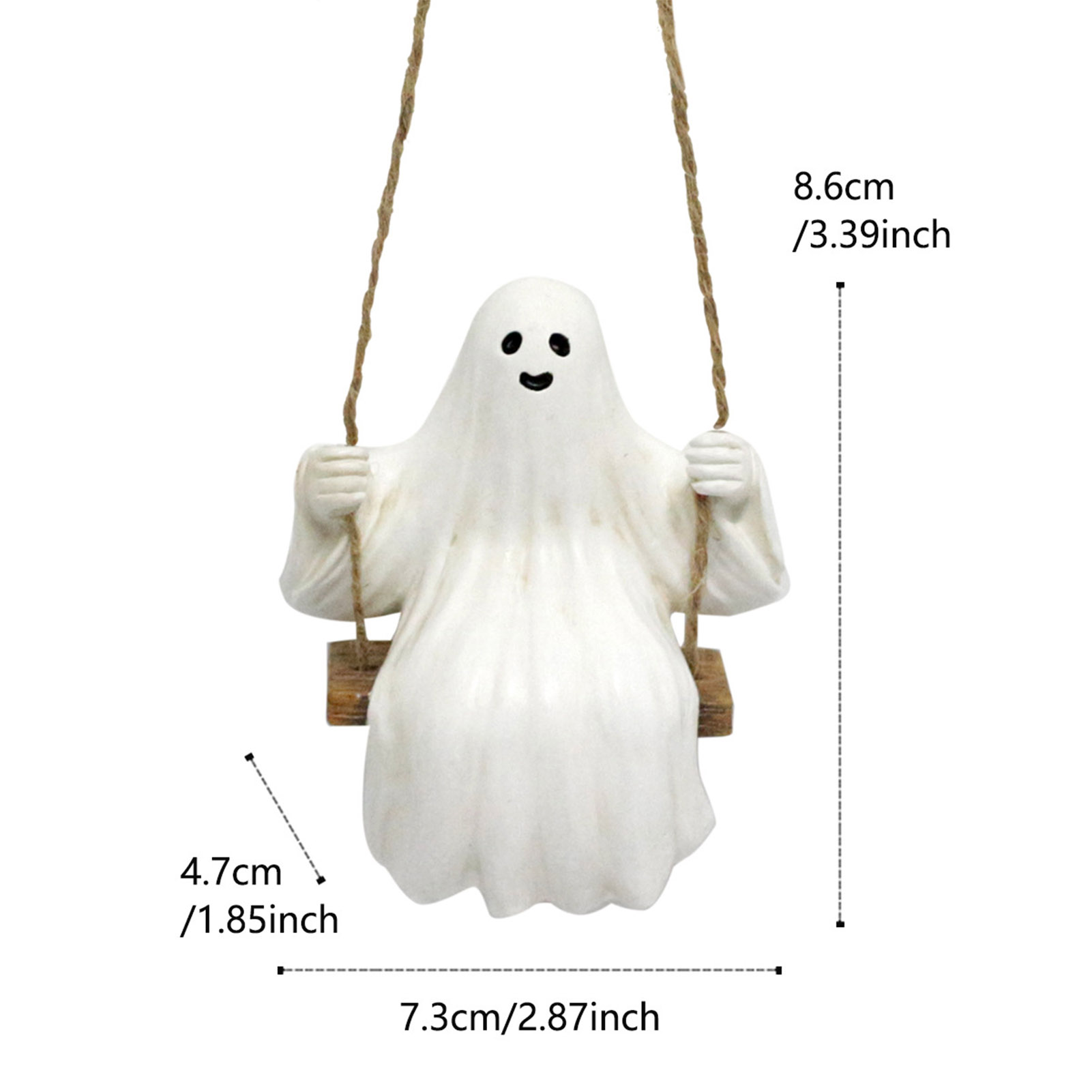 Halloween Decorations Ghost Figurines Halloween Ghost Hanging Ornament for Halloween Parties Decor