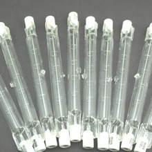 1-10 Uds R7S T3 J118 500W 110V-130V luz de seguridad lámpara de bombilla halógena