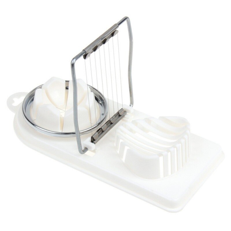 Vieruodis Egg Cutter Multifunctionele Fruit Slicer Gekookt Ei Slicer Sectie Cutter Mold Flower Edges Gadgets Keuken Benodigdheden: Default Title