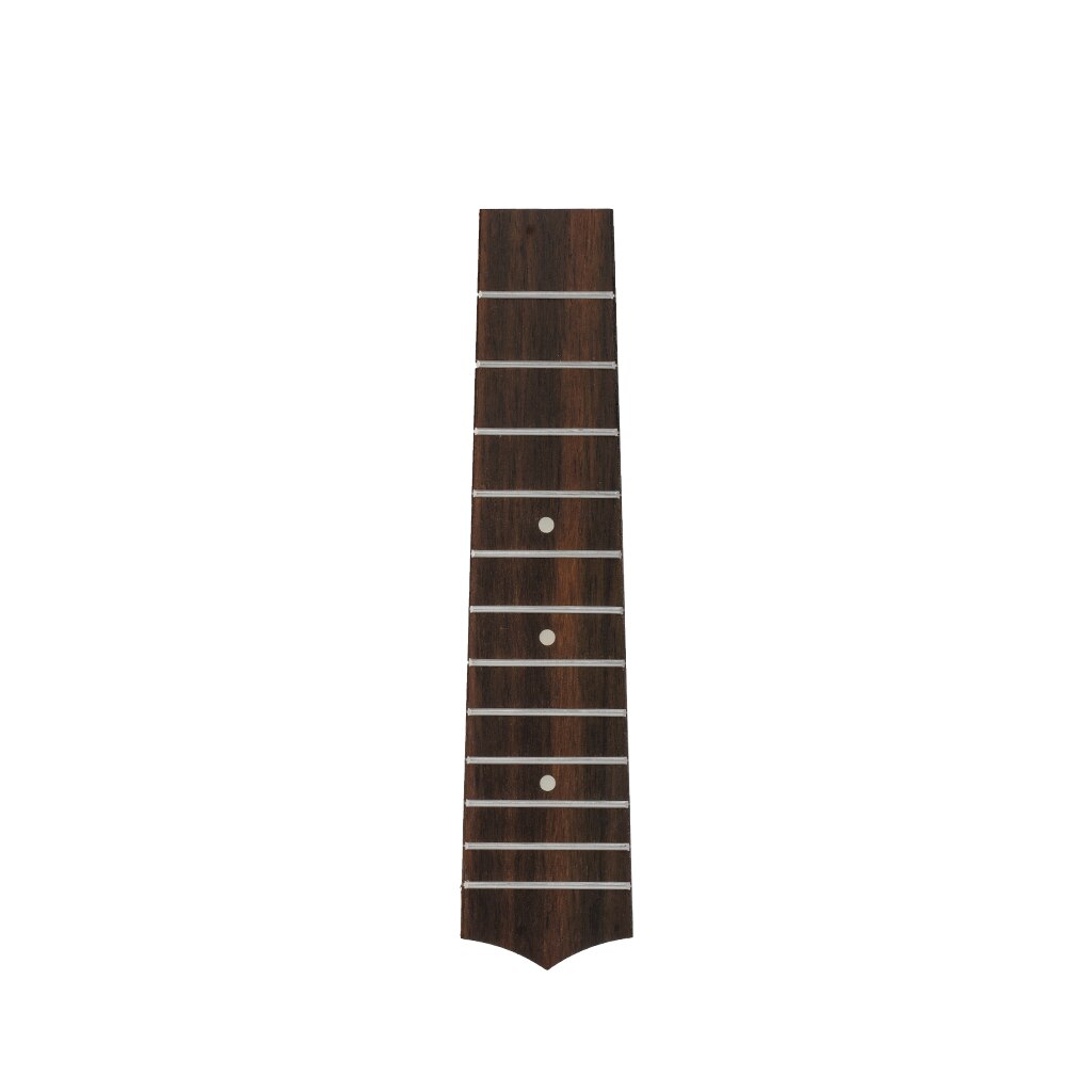 NAOMI Rosewood Ukulele Fretboard 21 Inch Uke Fingerboard 12 Frets White Dots Inlay DIY Ukulele Accessories