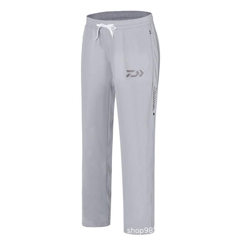 Pantalones de pesca de secado rápido Anti-uv para hombre, ropa de pesca de pescador de para exteriores, transpirable, con sensación de hielo, de talla grande: XL