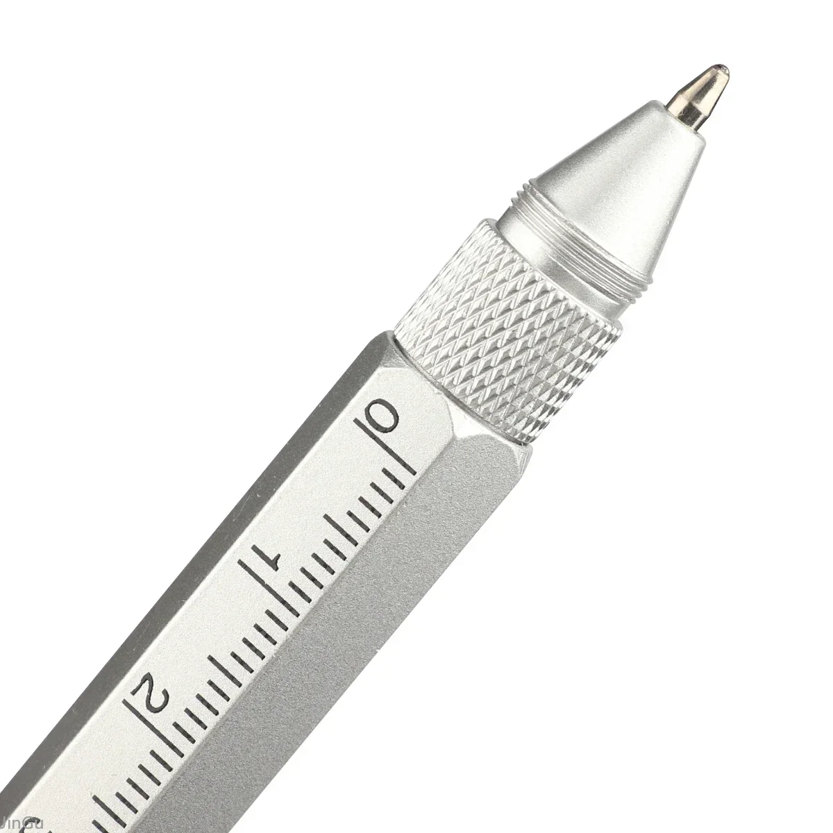 Multifunktionaler Kugelschreiber mit Flachkopf und Kreuzschlitz-Schraubendreher, Lineal, Touchscreen, Stift, Tintennachfüllungen, Schreibwaren