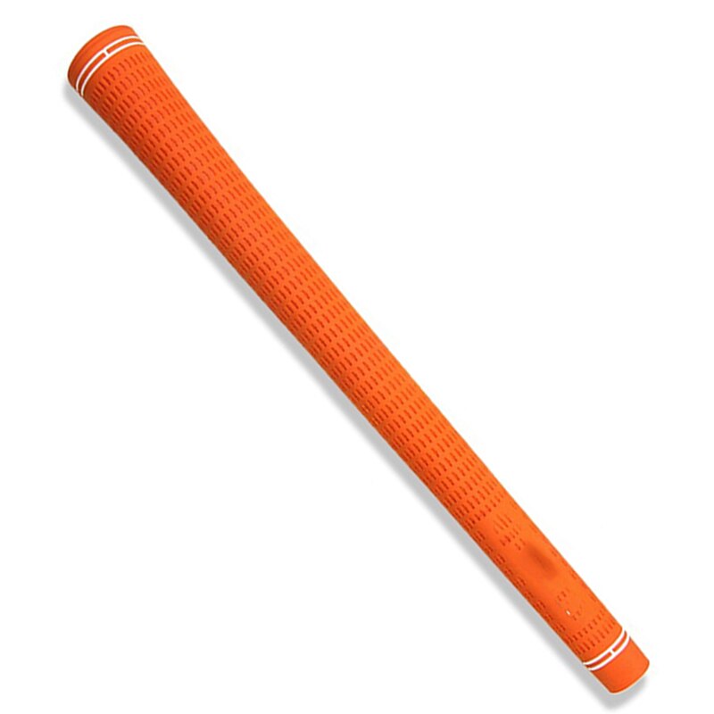 Golf Grip Midsize and Standard Multicompound Golf Grips Colorful Rubber Golf Club Wood grips: orange