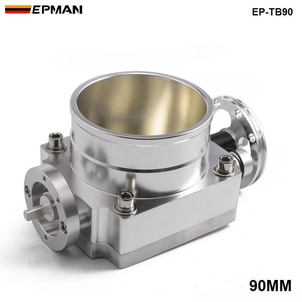 90MM HIGH FLOW Alloy Aluminum Universal CNC Billet Intake Throttle Body EP-TB90: Default Title