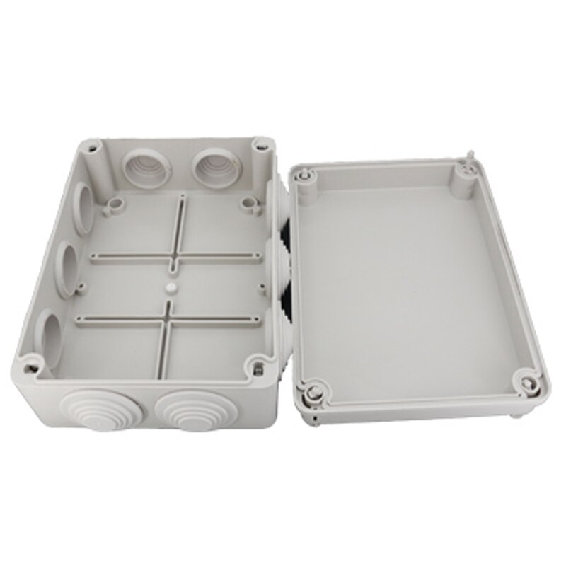 1 Set plastic enclosure box ABS IP65 opening with waterproof plug enclosure junction box: 190X140X70MM