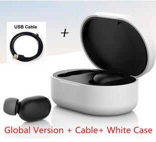 Originale xiaomi airdots redmi airdots tws trådløs øretelefon stemmestyring bluetooth 5.0 støjreduktion trykkontrol: Beige