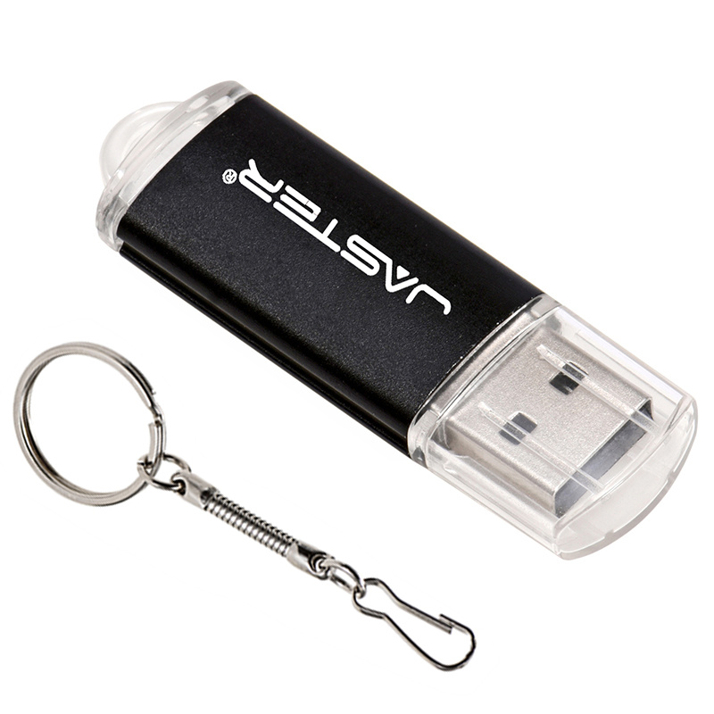 JASTER Szybki pendrive USB 2.0 Mini plastikowy pendrive 128M 4GB 16GB 32GB 64GB 128GB Z brelokiem do kluczy Pamięć pendrive