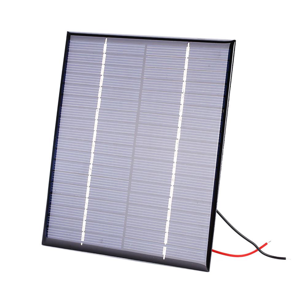 18v 2w polykrystallinsk solpanel energibesparende mini 110 × 136 × 3.0mm modul solkraft