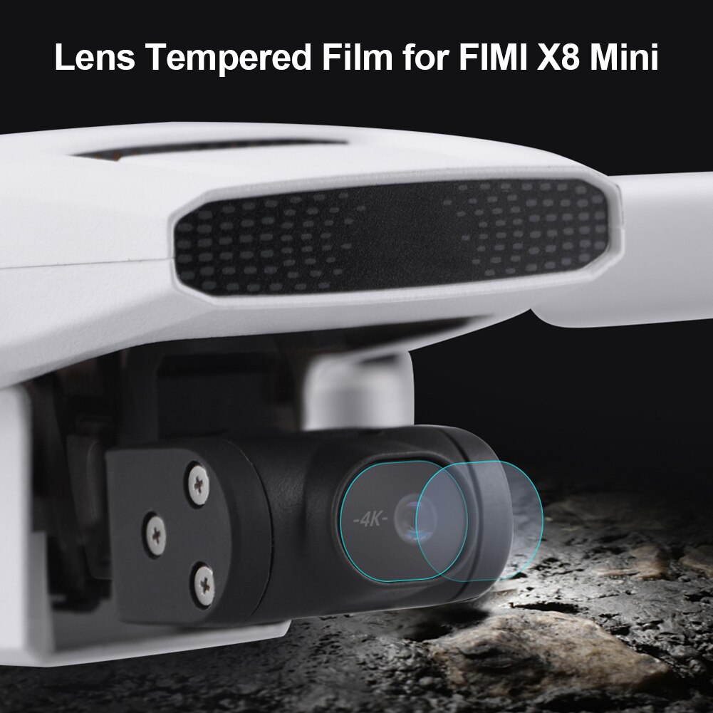 Camera Len Beschermende Film Anti-Kras Hd Gehard Glas Harden Beschermende Doorschijnende Film Voor Fimi X8 Mini Drone