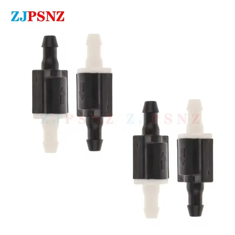 Auto Wischer Scheibe Windschutzscheibe Rückschlagventil Wasser sprühen Stecker Einweg Ventil Auto Flüssigkeit Wasser Rohr Wasser Rückschlagventil Werkzeug Universal-: Schwarz