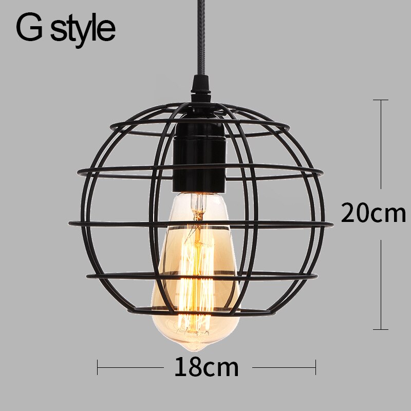 INDUSTRIËLE KOOI STIJL RETRO PLAFOND HANGLAMP/LAMP... – Grandado