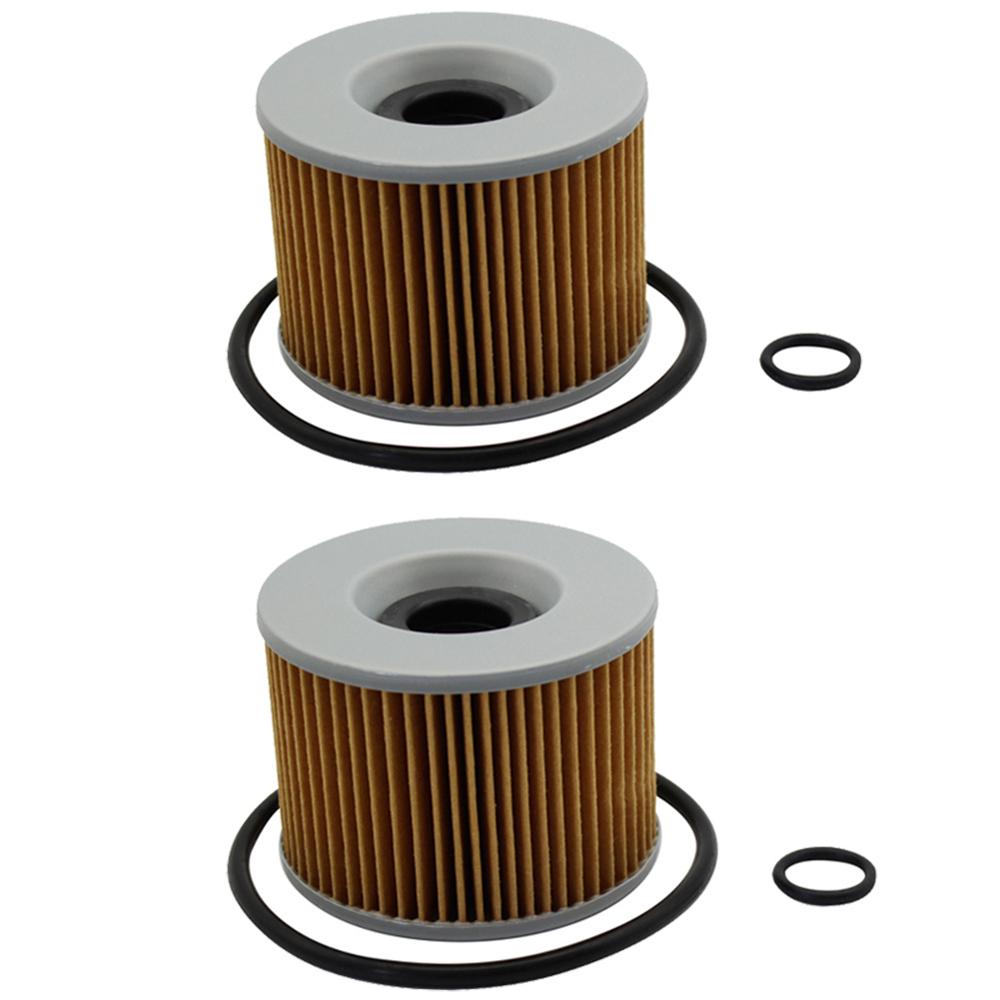 Filtro de aceite para KAWASAKI Z400 Z400F 1983-1985 Z440 Z 440 1980-1985 Z500 Z 500 1979-1981 Z550 Z 550, 1979-1983: 2pcs-yellow