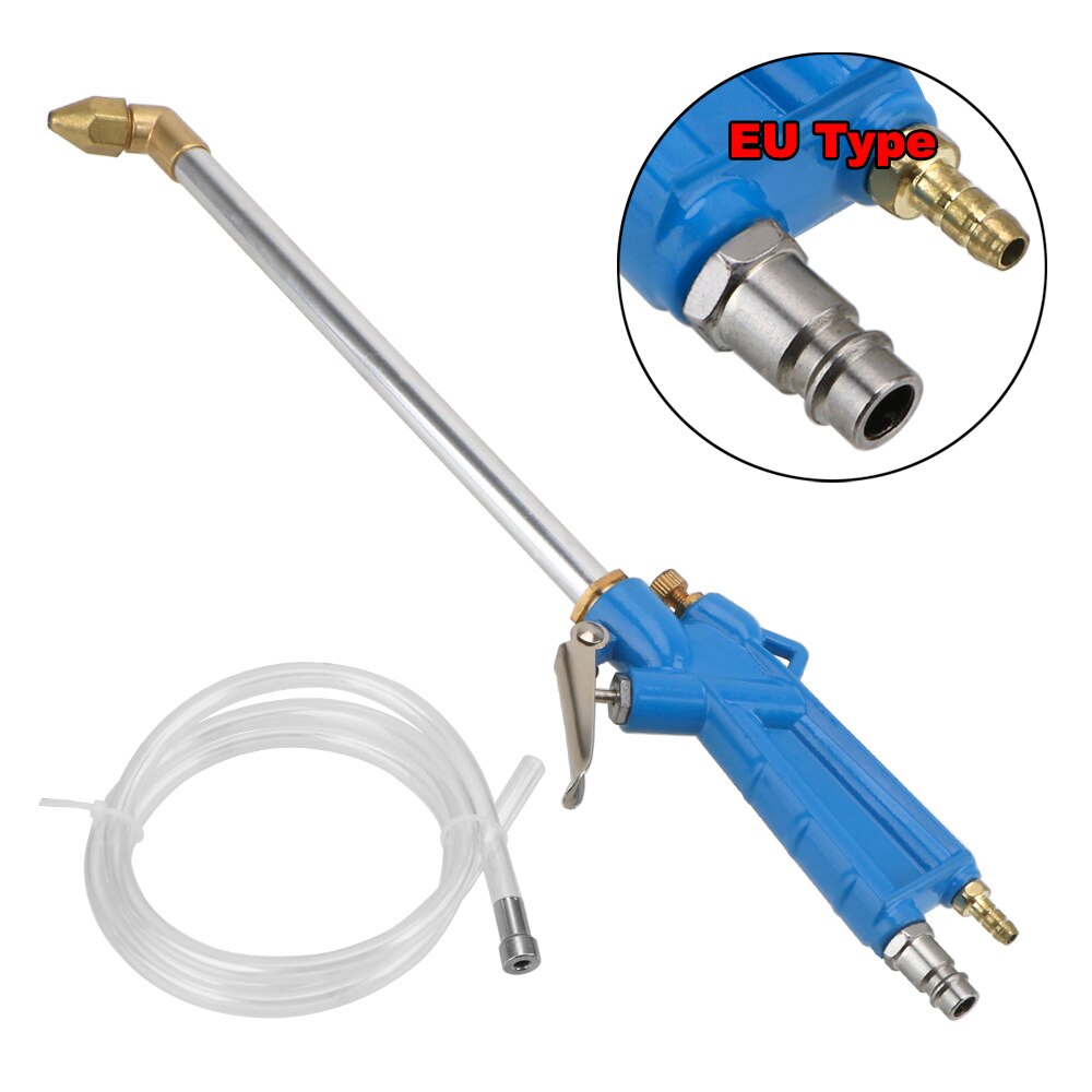 Leepee rengjøringsverktøy bilmotor oljerenser verktøy pneumatisk rengjøringsverktøy høypress med 100cm slanger motor vannpistol 40cm: Eu-type