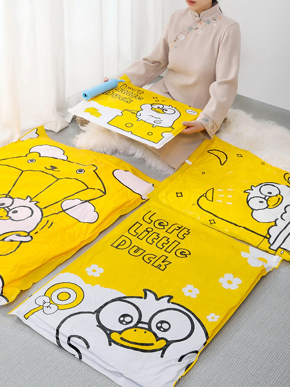 Household Large Vacuum Compression Bags Cabinets Clothes Packing Bags Sorting Bags Moving Quilt Storage Bags