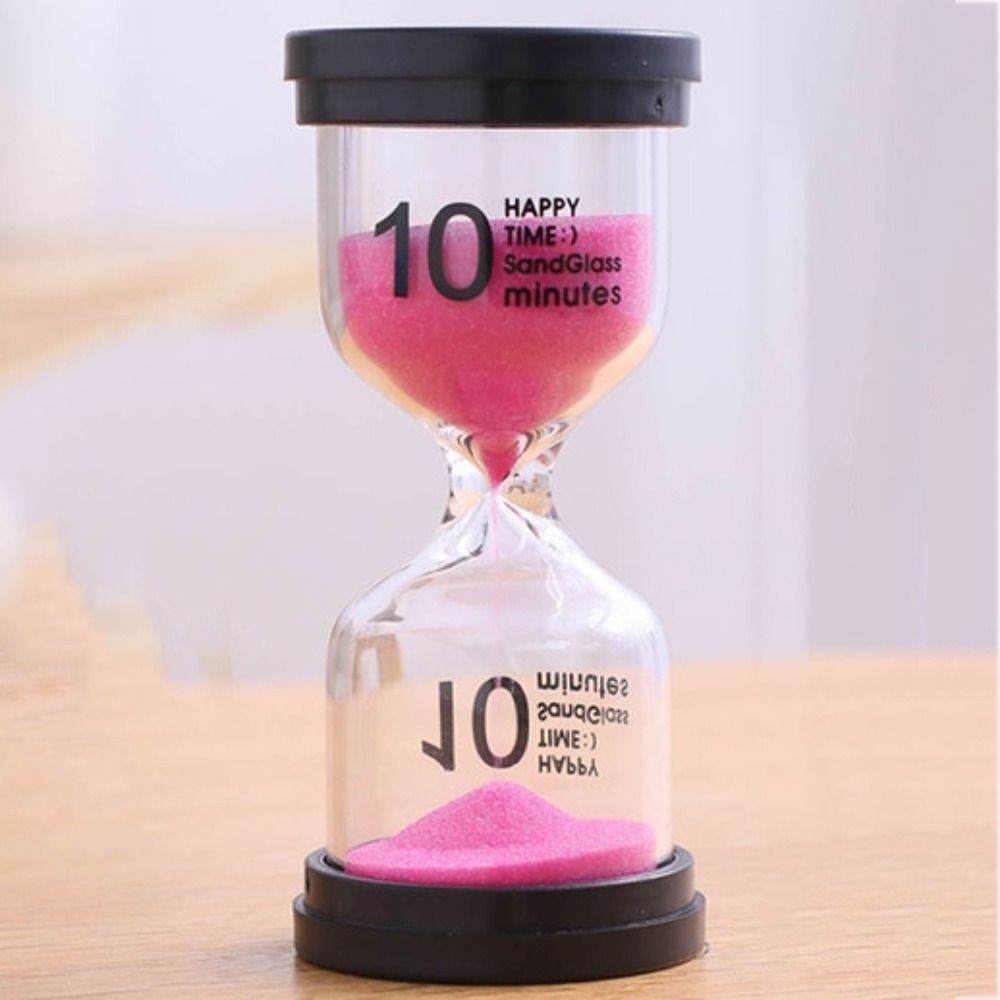 Electroplate Home Decoration Time Reminder Graduation Glass Tube Desktop Ornament Hourglass Timer Sandglass Time Funnel