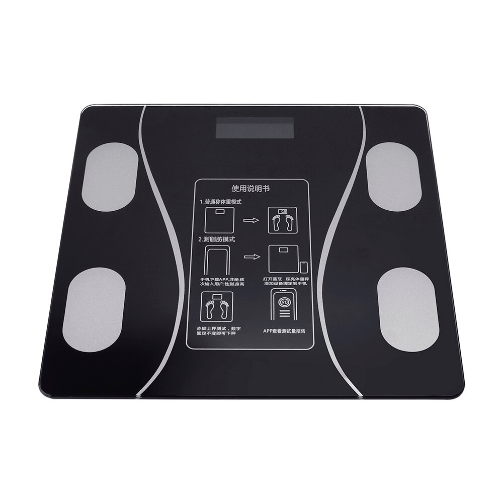 LED Digital Electronic Scale For Android/for IOS/Bluetooth Weighing Scales APP Smart Body Scales