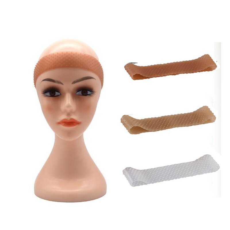 Hair Styling Non Slip Adjustable Fastener Comfort Cap Thin Wig Grip Band Elastic Salon Holder Velvet Headband Extra Accessories