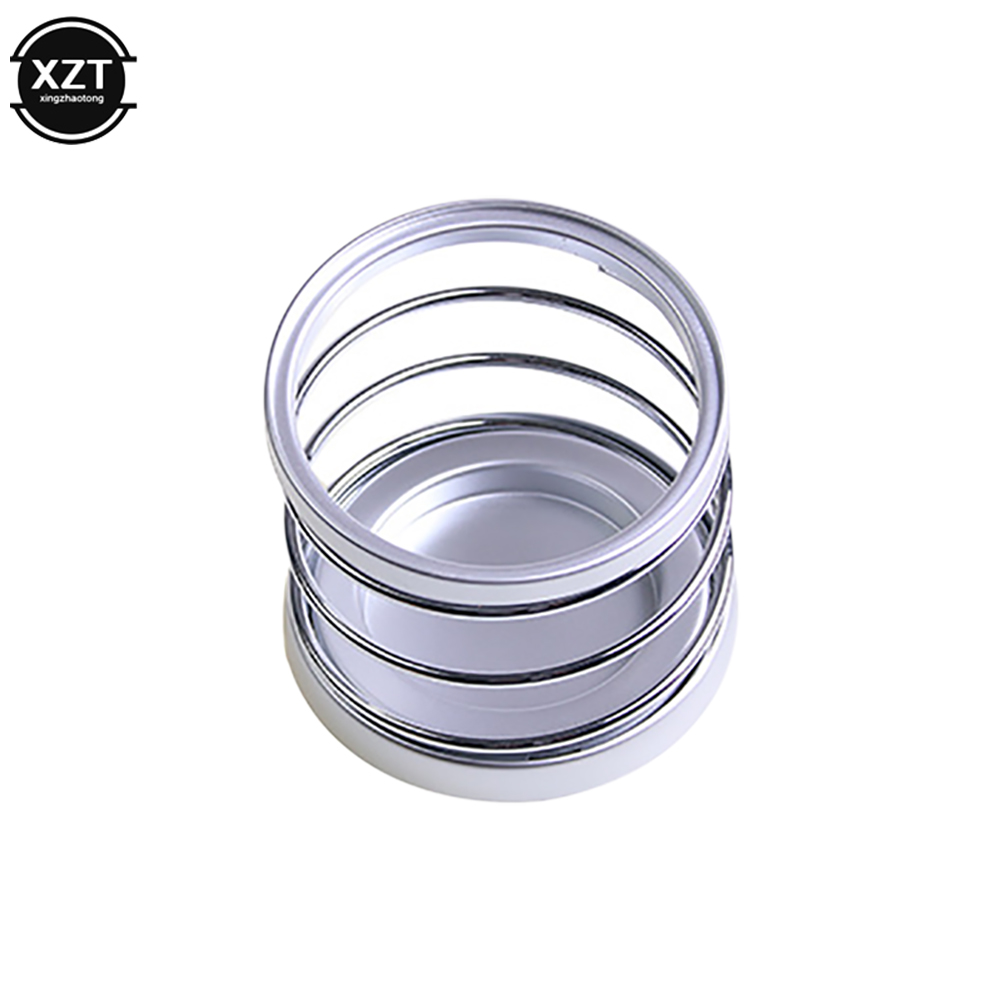 Porte-gobelet à ressort pour voiture, support de téléphone pour boisson T1, accessoires d'intérieur de voiture, portable, universel, évaluation, stockage,: Argent